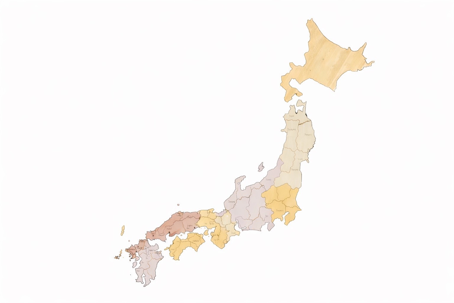 岐阜県・愛知県の遺品整理対応エリア地図