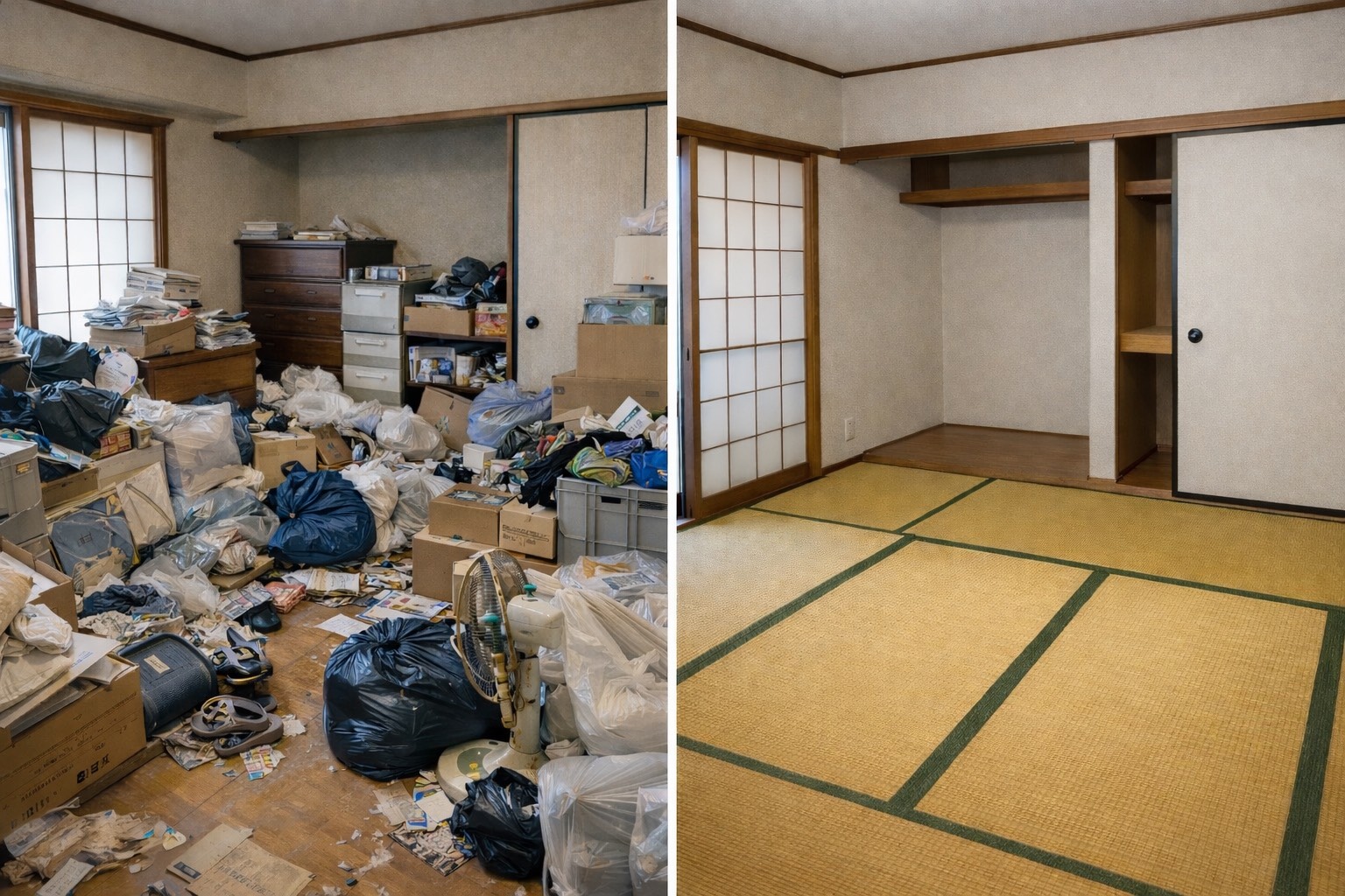 お部屋の遺品整理・片付け事例